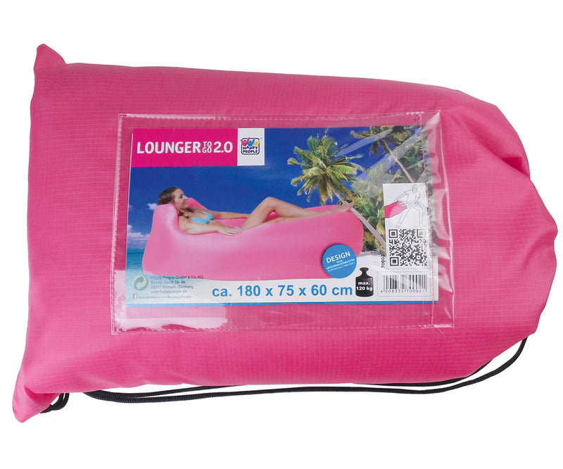 Lounger 180 cm Rosa