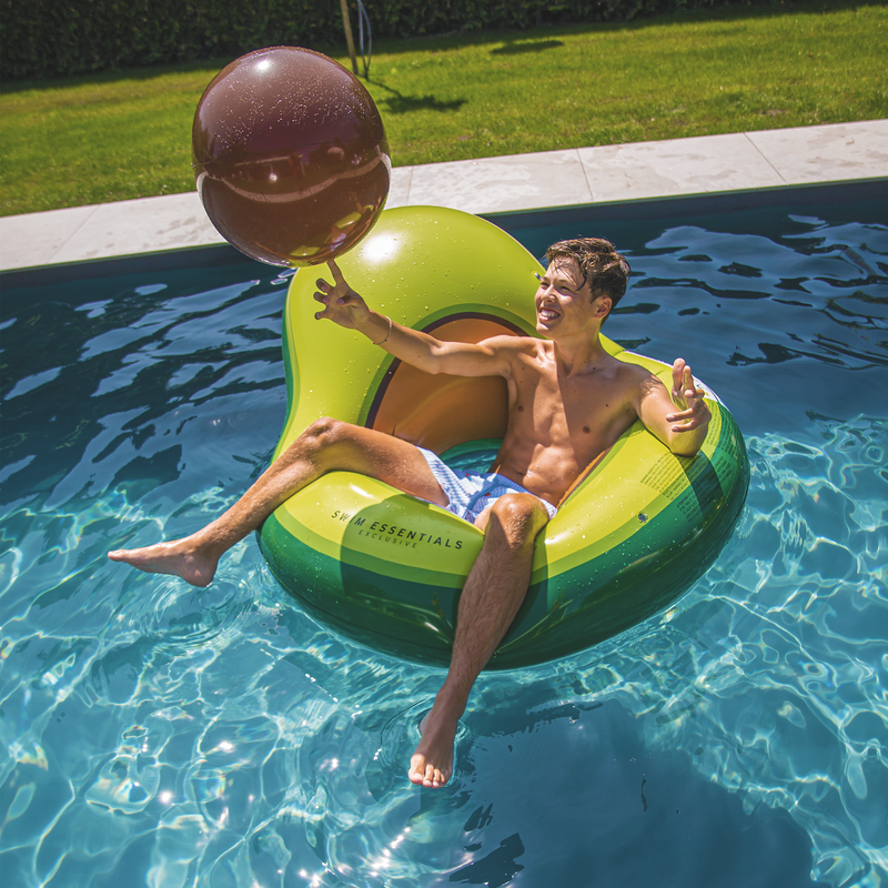 Avocado air mattress incl. Beach ball