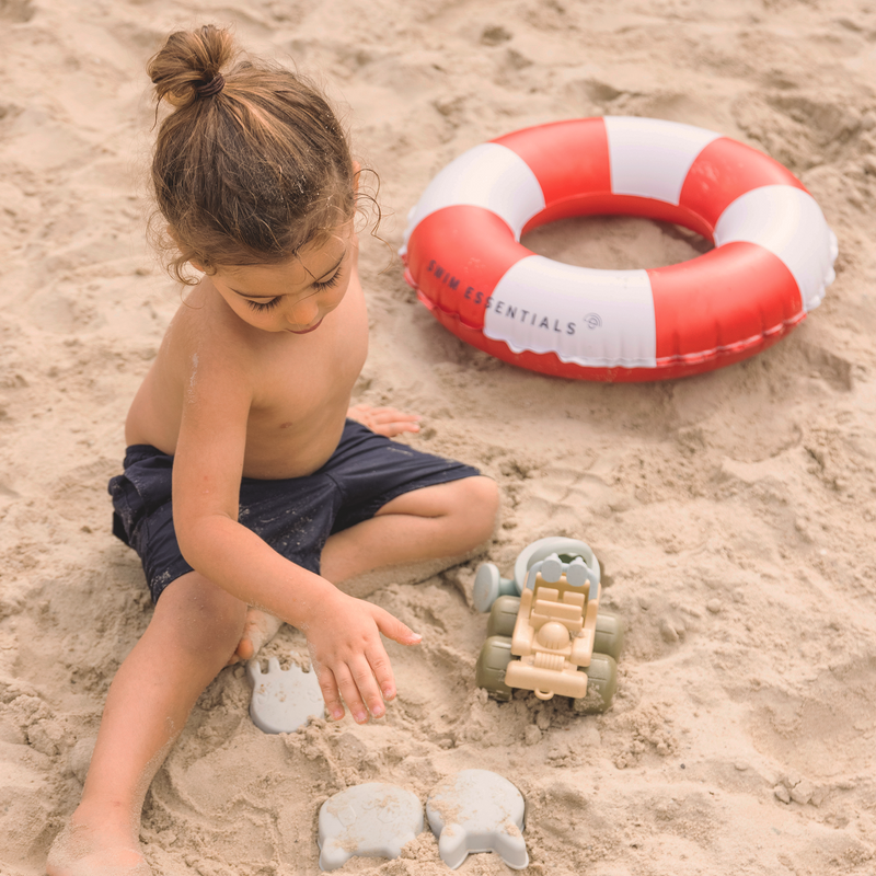 Schwimmringe 55 cm Rettungsring Rot-weiß