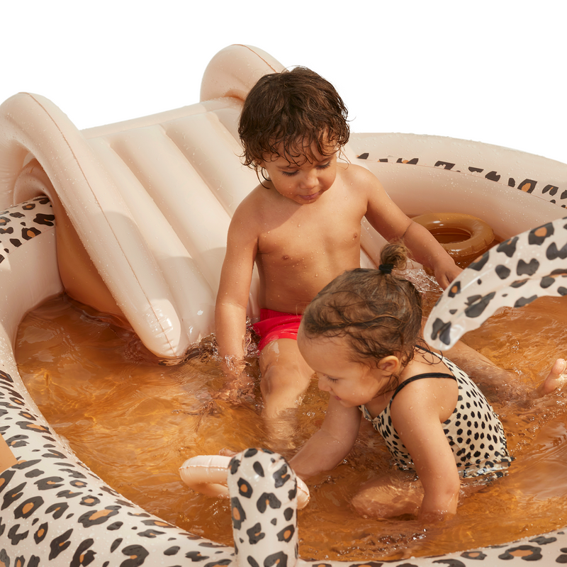 Adventure Pool Panther Print Beige